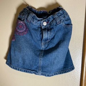 Jean skirt for girls size 10